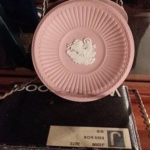 pin tray in pink jasperware